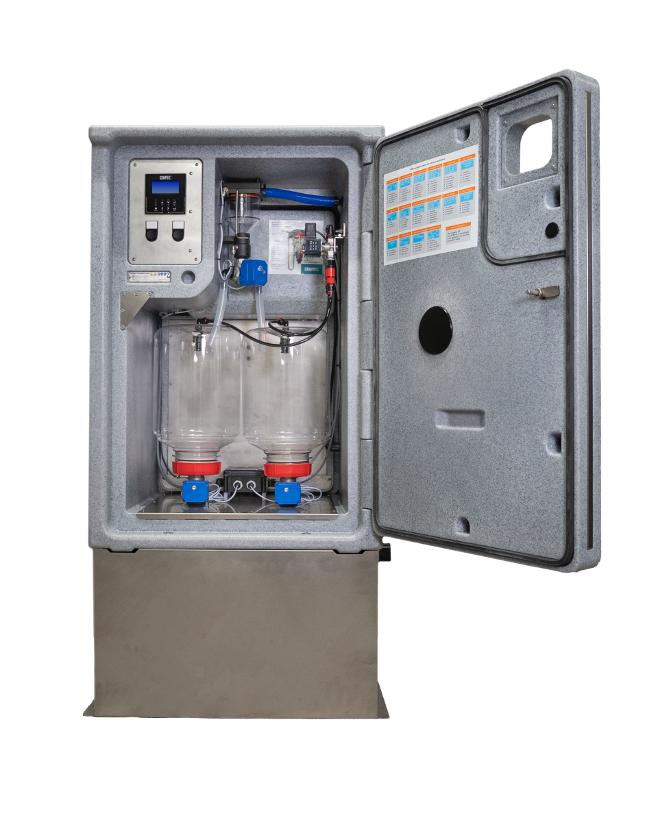 Samptec Self-Emptying & Self-Cleaning